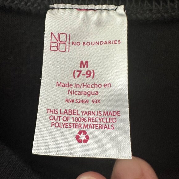 Always Late But Worth The Wait Black Crewneck Sweatshirt M No Boundaries Polyest - Picture 4 of 4